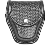 Image of Bianchi 7917 Double Cuff Case - Plain Black, Hidden 22184