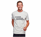 Image of Black Diamond Stacked Logo Tee - Men's
