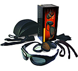 Image of Bobster Sport &amp; Street - II Interchangeable Lens Black Frame Convertible Goggles - Sunglasses w/ 3 Lens Set BSSA201AC