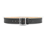 Image of DutyMan 1-3/4inch Plain Leather 4 Row Stitch Garrison Belt With Nickel Buckle DTY-4611-38-9031