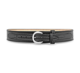 Image of DutyMan 2-1/4inch Basketweave Leather River Belt With Nickel Buckle DTY-1121-58-9041