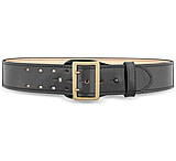 Image of DutyMan 2-1/4inch High-gloss Leather Sam Browne 2-row Stitch Duty Belt With Gold Buckle DTY-1031-42-9002