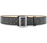 Image of DutyMan 2-1/4inch High-gloss Leather Sam Browne 2-row Stitch Duty Belt With Nickel Buckle DTY-1031-40-9001