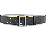 Image of DutyMan 2-1/4inch Plain Leather Sam Browne 2-row Stitch Duty Belt With Gold Buckle DTY-1011-40-9002