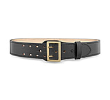 Image of DutyMan 2-1/4inch Plain Leather Sam Browne 2-row Stitch Duty Belt With Gold Buckle DTY-1011-50-9002