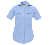 Image of Elbeco Women's Blue Paragon Plus Short Sleeve Shirt, Tall