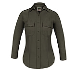 Image of Elbeco Womens, Brown, Textrop2 Long Sleeve Shirts, Ladies Choice, Zipper