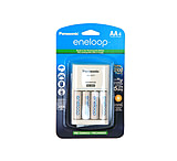 Image of Eneloop Sanyo Universal 4-Position Charger Set with 4 AA Ni-MH Batteries 2nd Generation