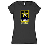 Image of Fox Outdoor Women's Cotton Tees, Army Star Sister / Black