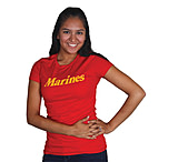 Image of Fox Outdoor Women's Cotton Tees, Marines / Red
