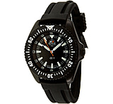 Image of H3 Tactical Green Shadow 1 Mens Watch - Black Dial, Black Rubber Band, Black Bezel