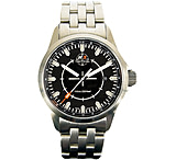 Image of H3 Tactical H3.501211.09 Stealth Mission Mens Watch Black Dial, Slver Metal Band
