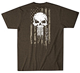 Image of HOWITZER Skull Freedom Flag Short Sleeve T-Shirt - Men's