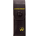 Image of Leatherman Standard Black Leather MultiTool Sheath IV - 4in w/ Snap Closure