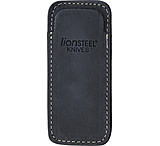 Image of Lionsteel 4.5in Blue Vertical Leather Sheath