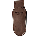 Image of Lionsteel 5in Brown Vertical Leather Sheath