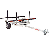 Image of Malone Auto Racks XtraLight LowMax 4 Kayak Trailer Package w/2 Stackers and 4 Sets Rack Pads