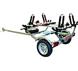 Image of Malone Auto Racks MicroSport Package 1 Trailer, 1 Spare Tire Kit, 2 JPro2, 2 Tray Style Bike Racks