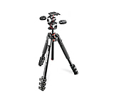 Image of Manfrotto X-PRO 190 Aluminum 4 Section Tripod w/ 3-Way Head Kit