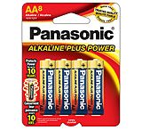 Image of Panasonic Alkaline Size AA Plus Power Batteries - Pack