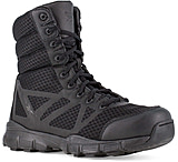 Reebok Dauntless Ultra-Light Seamless 8in Athletic Hiker Boots w/ Side-Zip - Men's, Black, 6, Medium, 690774303836
