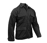 Rothco Long Sleeve Twill BDU Shirt, Black, 4XL, 7775-Black-4XL