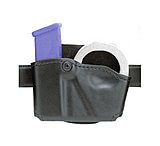 Image of Safariland 573 Concealment Magazine Holder, Paddle, Single w/Cuff Pouch - STX Plain Black, Right Hand 573-383-411