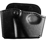 Image of Safariland 573 Concealment Magazine Holder, Paddle, Single w/Cuff Pouch - Plain Black, Right Hand 573-83-21