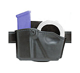 Image of Safariland 573 Concealment Magazine Holder, Paddle, Single w/Cuff Pouch - Hi Gloss Black, Ambidextrous 573-83-91
