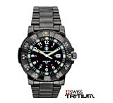 Image of Smith &amp; Wesson Magnum Tritium H3 Watch - 45 mm, Gun Metal Stainless Steel