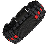 Image of Survco Tactical Para Cord Watch Band Red Line