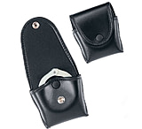 Image of Uncle Mike's Mirage Plain or Basketweave Black Compact Cuff Case