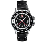 Image of Wenger Commando Traveler Watches - Men's Black Stainless Steel Water Resistant Watch