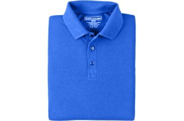 Image of 5.11 Tactical Professional Long Sleeve Polo - Men's, Extra Large, Regular, Academy Blue, 42056-692-XL