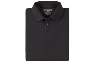 Image of 5.11 Tactical Professional Long Sleeve Polo - Men's, Medium, Regular, Black, 42056-019-M