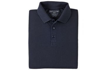 Image of 5.11 Tactical Professional Long Sleeve Polo - Men's, 3XL, Regular, Dark Navy, 42056-724-3XL
