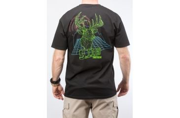 Image of 5.11 Tactical Digital Buck T-shirt, Black - 41006CW019XXL
