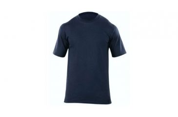 Image of 5.11 Tactical Station Wear Short Sleeve T-Shirt - Men's, Fire Navy, S, 40050-720-S