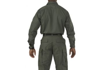 Image of 5.11 Tactical Taclite TDU Long Sleeve Shirt - Men's, TDU Green, Extra Large, Tall, 72054T-190-XL