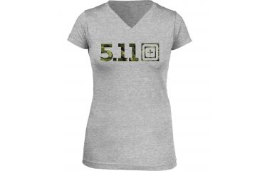 Image of 5.11 Tactical Women's Urban Assault T-Shirt, Heather Grey, M 31004AI-16-M