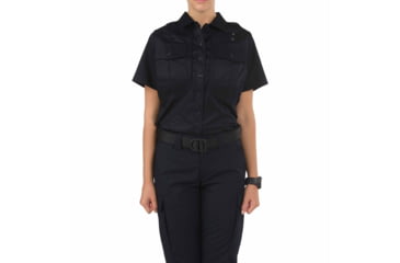 Image of 5.11 Tactical 61159 Womens B Class PDU Short Sleeve Shirt, Midnight Navy, Medium-Long
