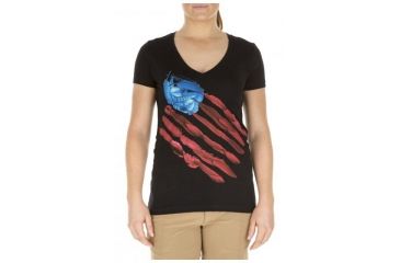 Image of 5.11 Tactical Feather Flag Tee, Black - 31004AT-019-L