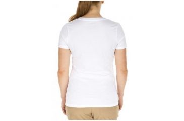 Image of 5.11 Tactical Feather Flag Tee, White - 31004AT-010-L