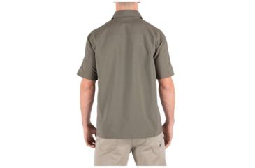 Image of 5.11 Tactical Freedom Flex Woven Short Sleeve Shirt - Men's, Ranger Green, 2XL, 71340-186-2XL