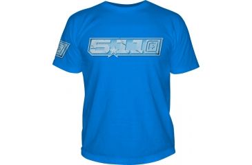 Image of 5.11 Tactical Logo TShirT Shirt Sleeve Gunmetal, Blue, L 41006BV-676-L