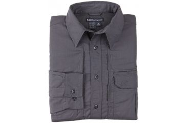 Image of 5.11 Tactical Taclite Pro Long Sleeve Shirt - New Charcoal, Size  XL 72175-18C-XL
