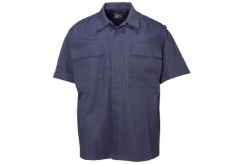 Image of 5.11 Tactical Taclite TDU Short Sleeve Shirt - Men's, Dark Navy, L, 71339-724-L