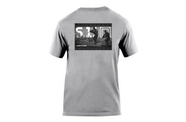 Image of 5.11 Tactical Trusted Logo T Shirt - Heather Grey - L 41006AF-016-L