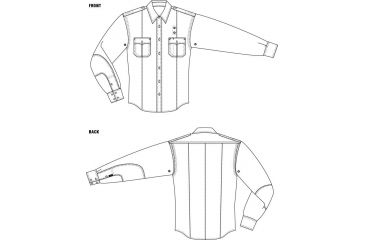 Image of 5.11 Women's B Class Shirt, Long Sleeve, Poly-Rayon 32048