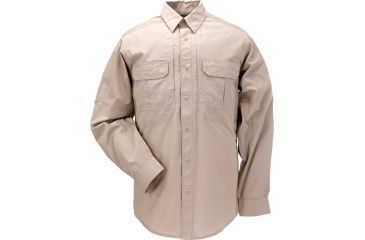 Image of 5.11 Tactical Taclite Pro L/S Shirt - Mens, TDU Khaki, S, 72175ABR-162-S